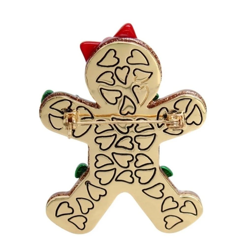 Betsey Johnson Gingerbread Girl Brooch